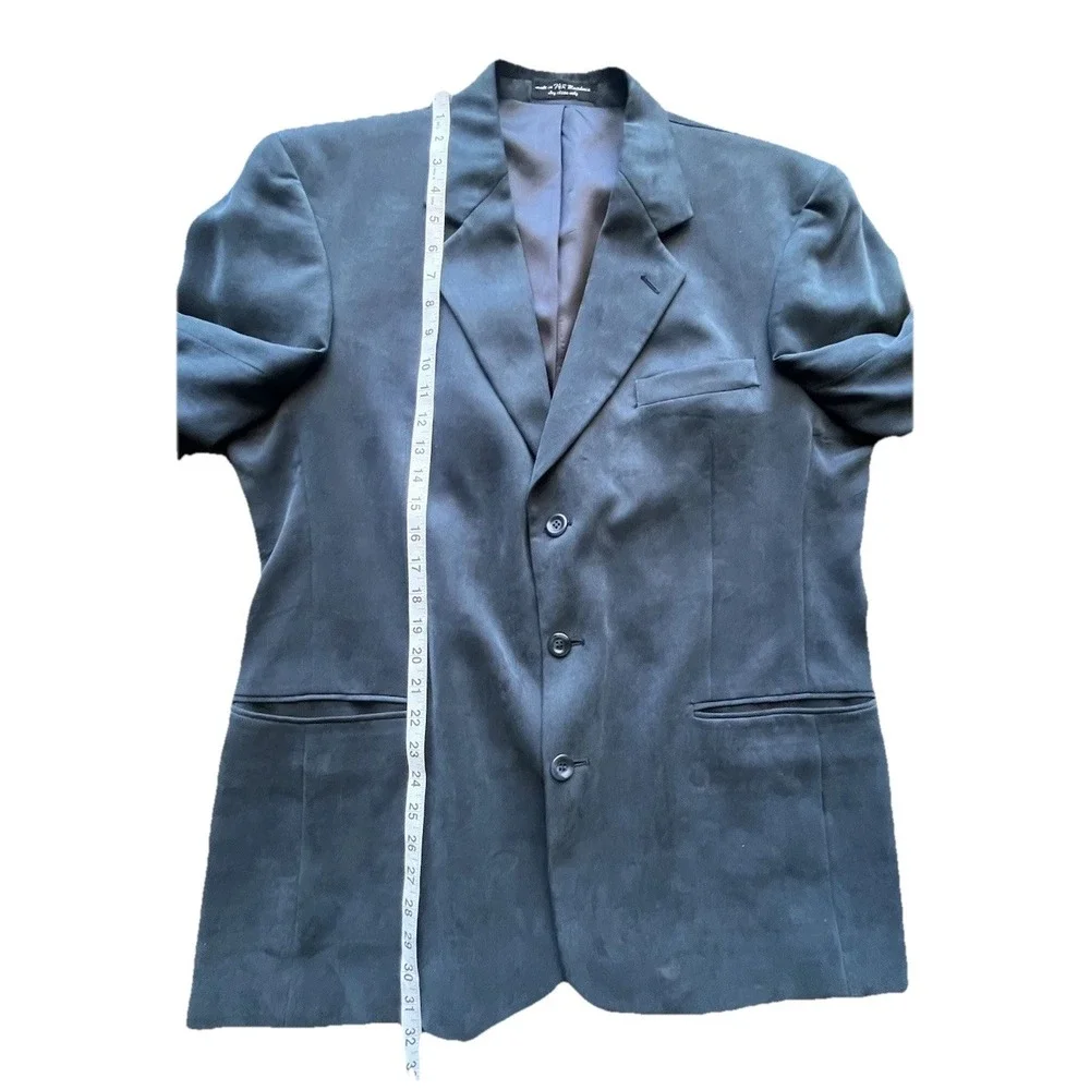 Gianfranco Ruffini Italy Soft Jacket Sports Coat Blazer‎ Sz 42 Regular Dark Blue